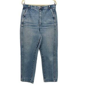Vintage Sears Distressed Stone Wash Denim Mom Jeans Womens 18